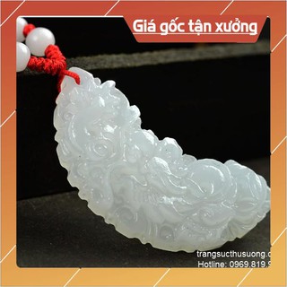 Ngọc bội cặp Long Phượng song phi