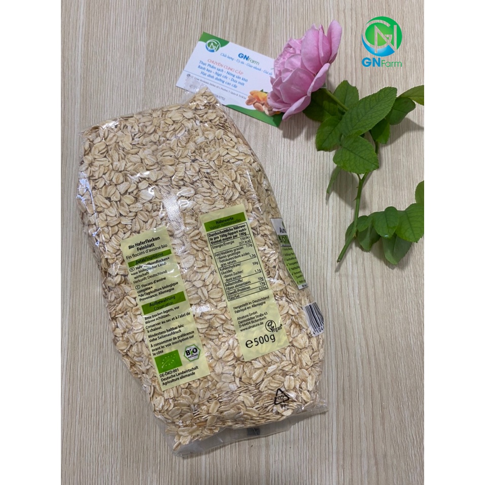 Yến Mạch Cán Dẹt Hafer Flocken Nhập Khẩu Đức - Túi 500g