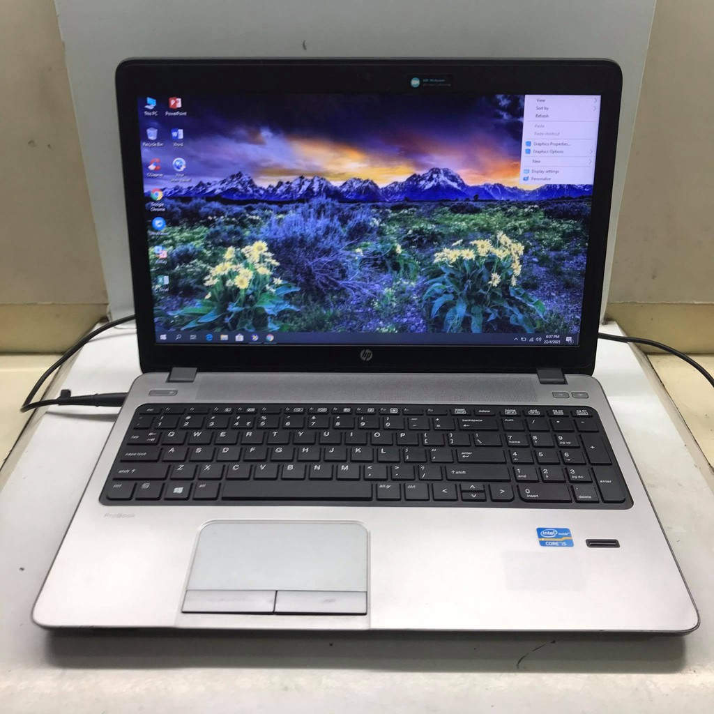 Máy laptop HP ProBook 450 G0 Intel Core i5-3230M 2.6GHz, 4gb ram, 750gb hdd, 15.6 inch đẹp Khỏe