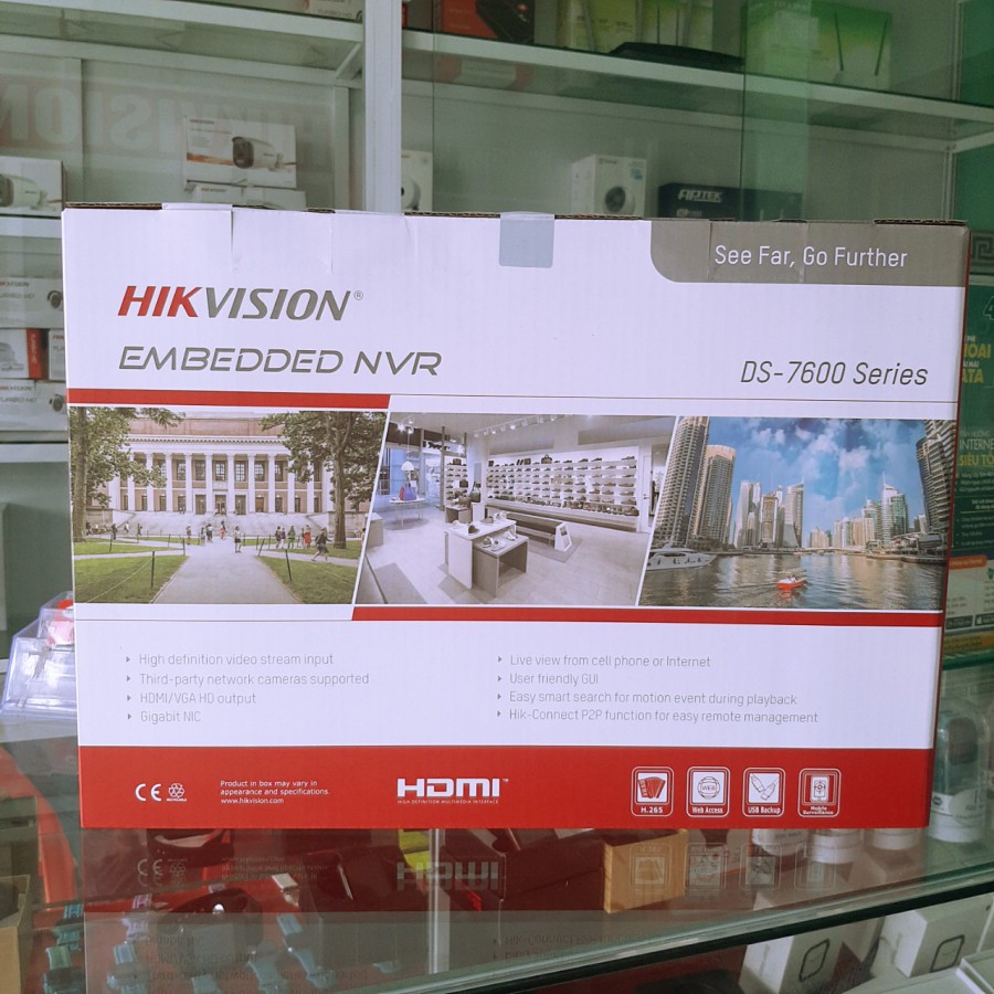 Đầu ghi hình Camera Ip 16 kênh DS-7616NI-K1 Hikvision chính hãng