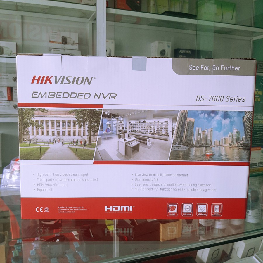 Đầu ghi hình Camera Ip 16 kênh DS-7616NI-K1(B) Hikvision chính hãng