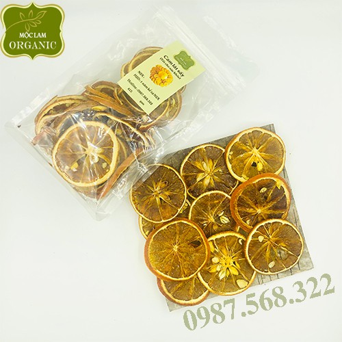 Cam thái lát sấy khô cao cấp Mộc Lam Túi zíp 100g