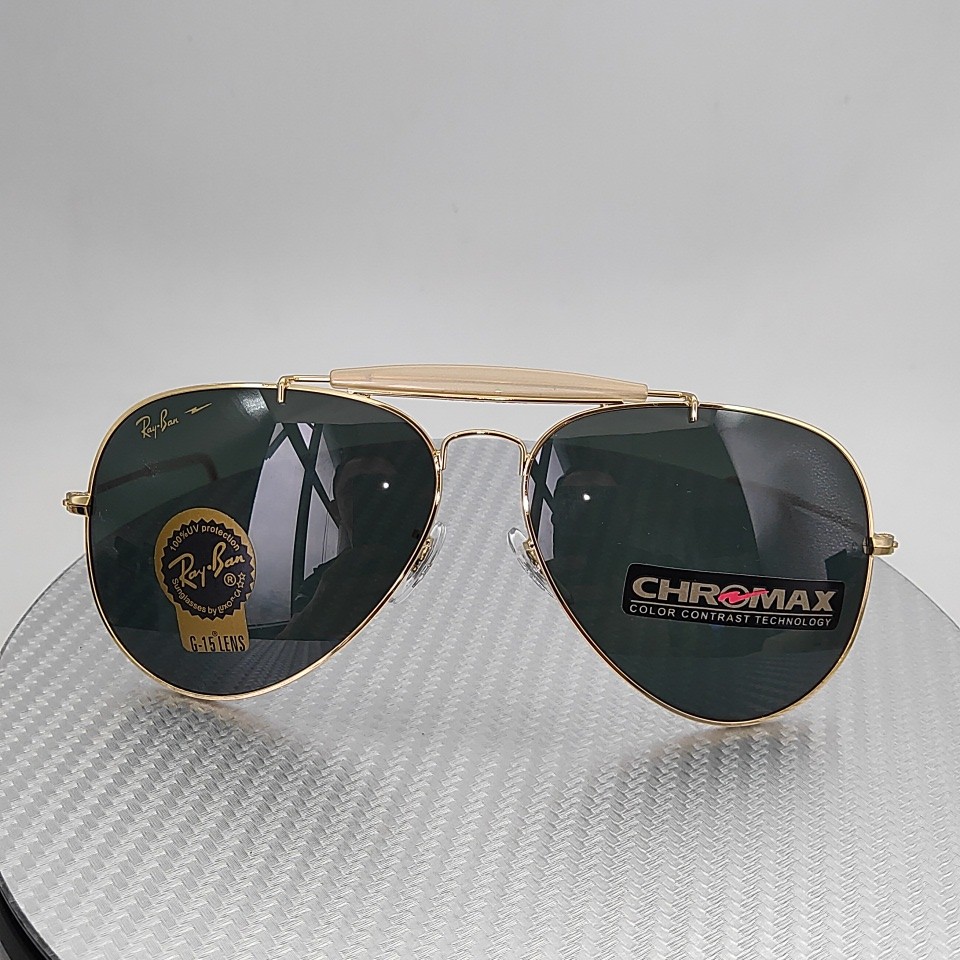 Kính Mắt Nam RayBan USA Chromax RB02 62-14-140