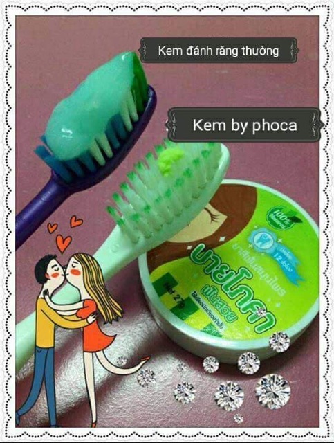 (MUA 5 TẶNG 1) Kem đánh răng BY PHOCA THÁI LAN thích hợp cho người trên 3 tuổi, bà bầu, đặc biệt cho người niềng răng