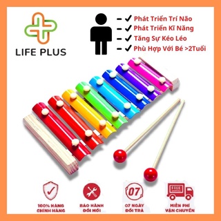 Đồ Chơi Gỗ Đàn Xylophone 8 Thanh Giúp Bé Phát Triển Khả Năng Cảm Thụ Âm Nhạc, Kích Thích Giác Quan