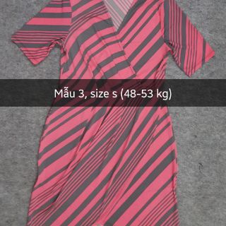 Đầm thun đắp chéo xuất khẩu