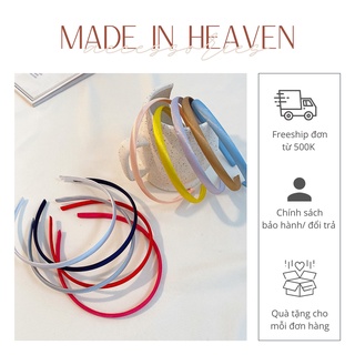 Bờm cái tóc trơn satin bản nhỏ MadeinHeaven.accessories CT001