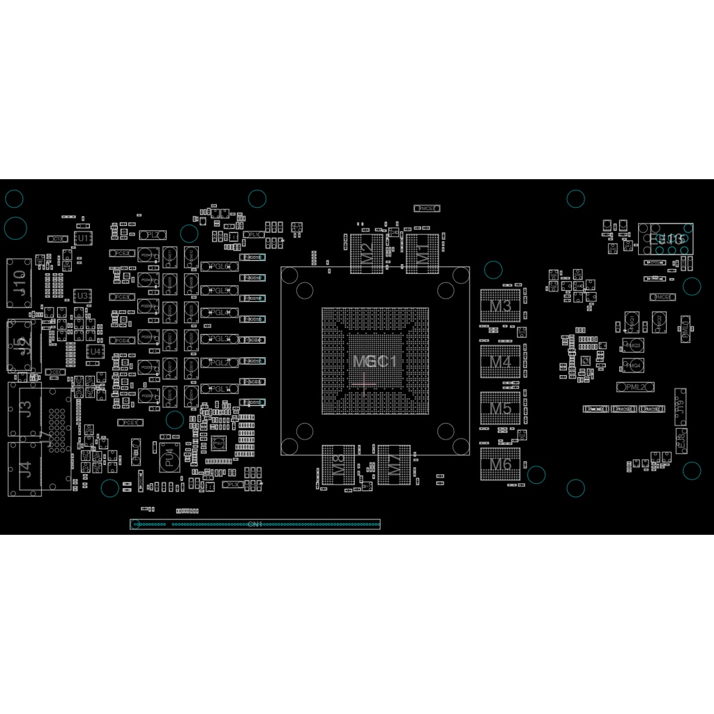 Sơ đồ mạch Boardview Asus CG411A2 rev 1.0 dùng cho thợ sửa chữa