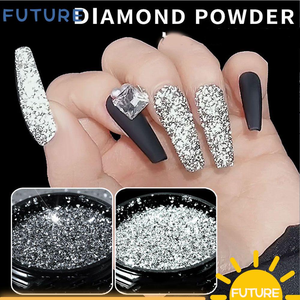 Tương Lai Đá Kim Cương Phản Quang Trang Trí Móng Tay Dễ Sử Dụng Thời Trang Cho Nữ|Nhấp Nháy