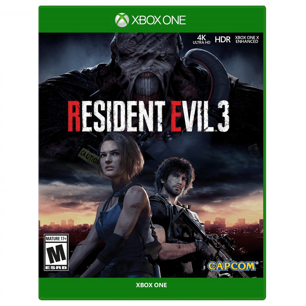 [Mã 99ELHA giảm 7% đơn 300K] Đĩa Game Xbox Resident Evil 3 Remake