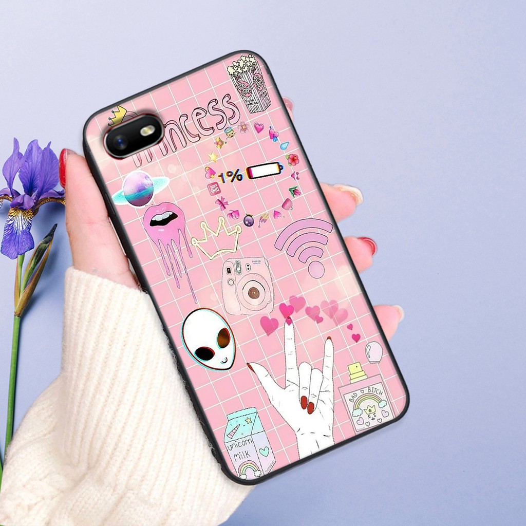 Ốp lưng điện thoại OPPO A3S - A1K in hình bình trà sữa, đồ ăn , họa tiết cute- Doremistorevn | BigBuy360 - bigbuy360.vn