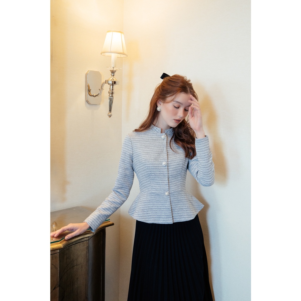 Áo khoác dạ đuôi cá công sở, thanh lịch Edsel Top_Joie des Roses | BigBuy360 - bigbuy360.vn