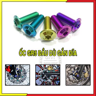 Ốc GR5 8li25 Không Gờ Dù Mỏng Gắn Đĩa Thắng Cho Tất Cả Dòng Xe (Giá 1 Con)