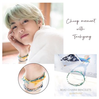 Vòng tay handmade cheap moment with Taehyung (V BTS) - Bead charm