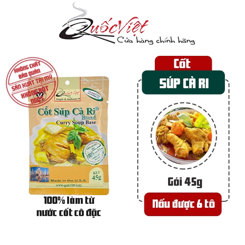 Gia Vị Nấu Lẩu Thái Cốt Quốc Việt 50g - Nhập Khẩu USA