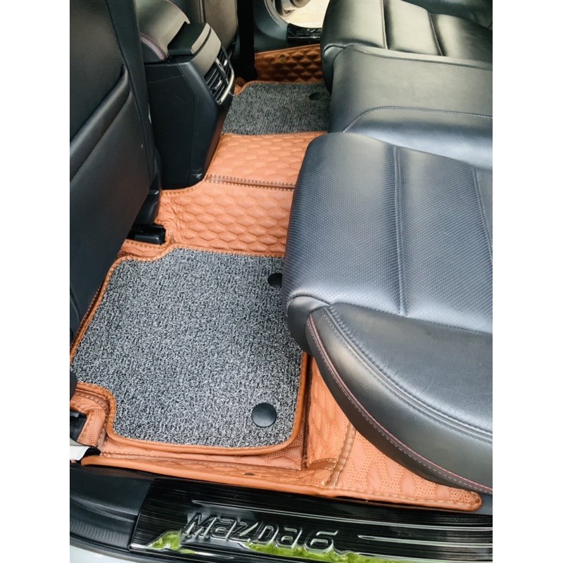 Thảm lót sàn ô tô MAZDA 6 DA DIAMON CAO CẤP, SANG TRỌNG-DỄ VỆ SINH-KHÔNG MÙI-CHỐNG THẤM-CÁCH ÂM-CÁCH NHIỆT