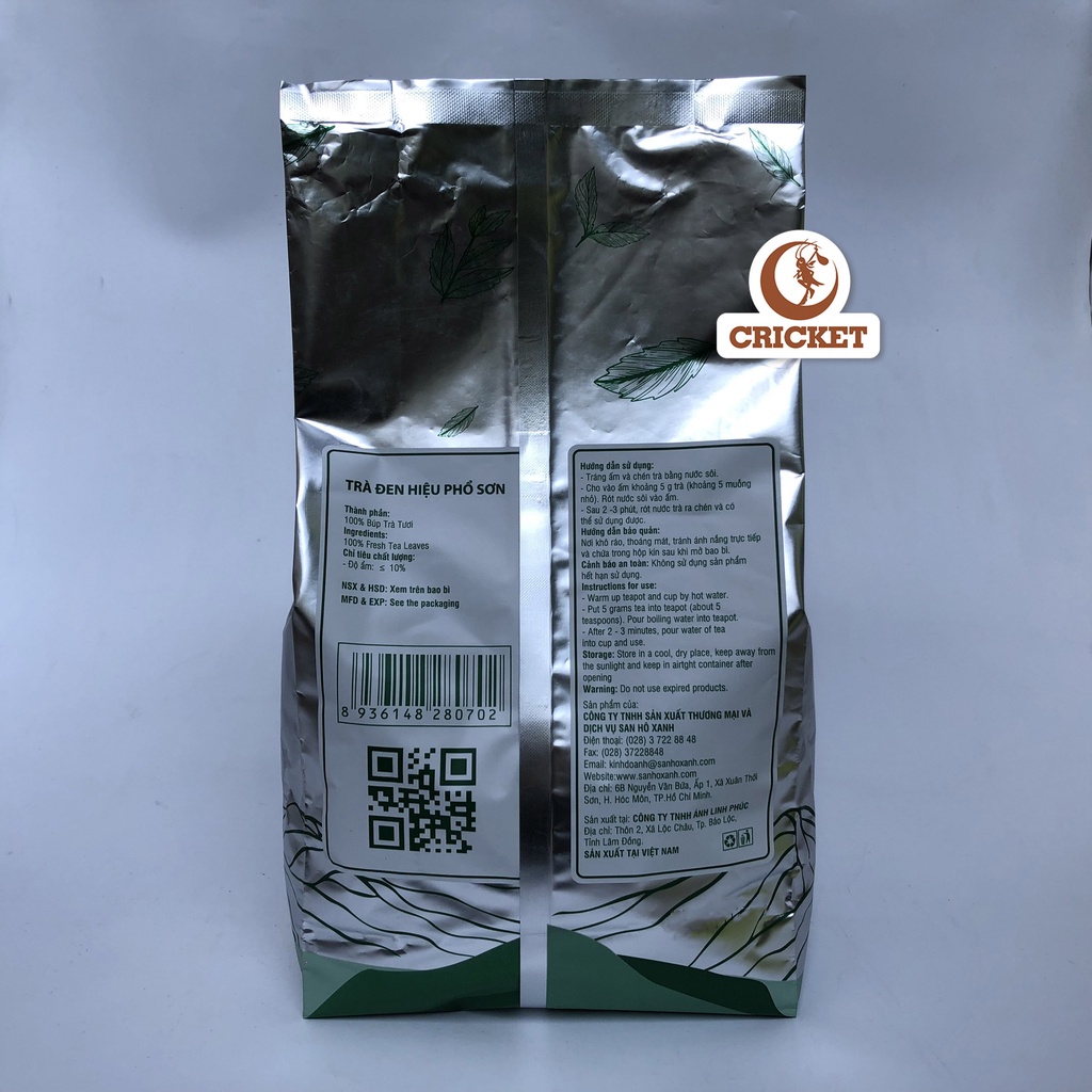 Trà Đen Phổ Sơn 500gr -Pha trà sữa truyền thống với hương vị thơm ngon như Trà Đen Phúc Long-Nguyên Liệu Trà Sữa CRICKET