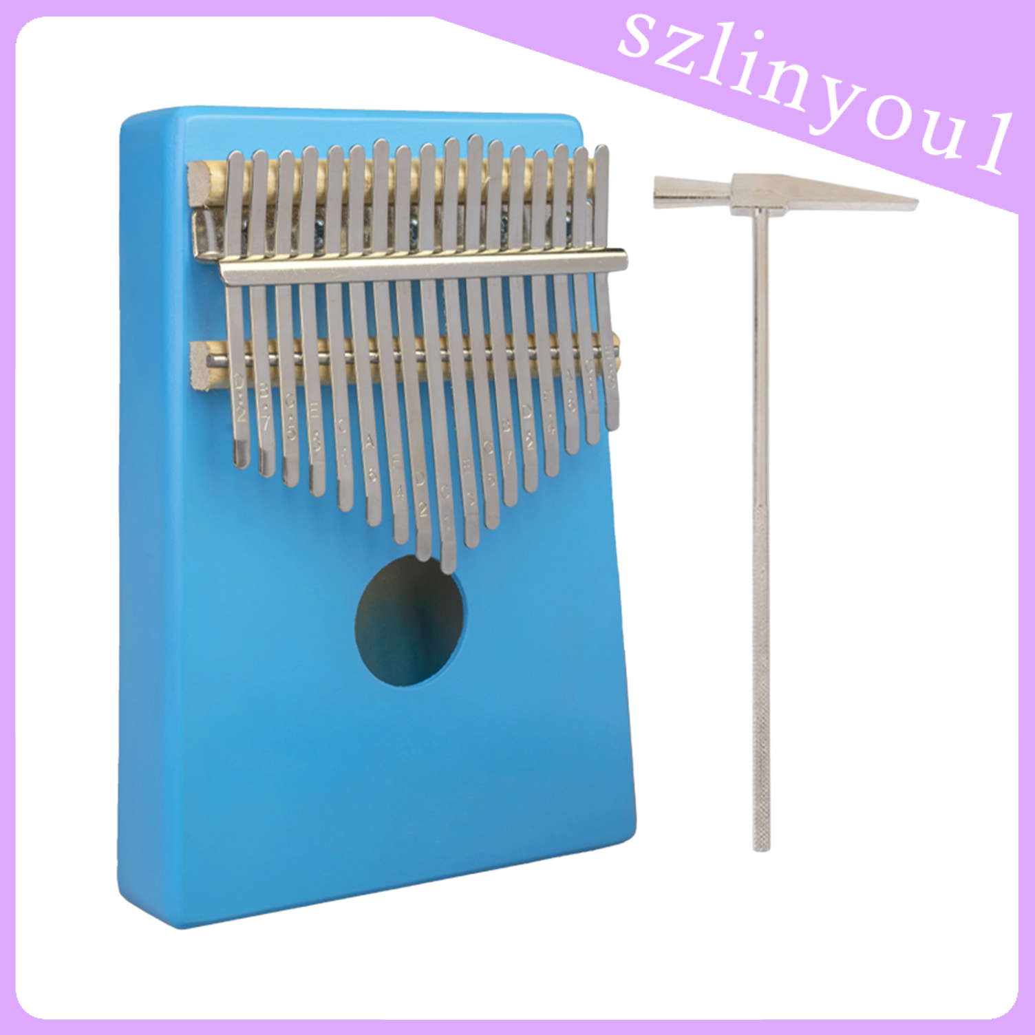 New Arrival Professional 17 Key Mini Kalimba Piano Thumb Finger Wood African Mbira Kalimba