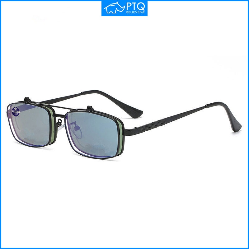 Kính Đọc Sách Chống Ánh Sáng Xanh Đa Năng Xoay 180 Độ° Lật Kính Mát Dạng Gập Xoay 100~400 PTQ