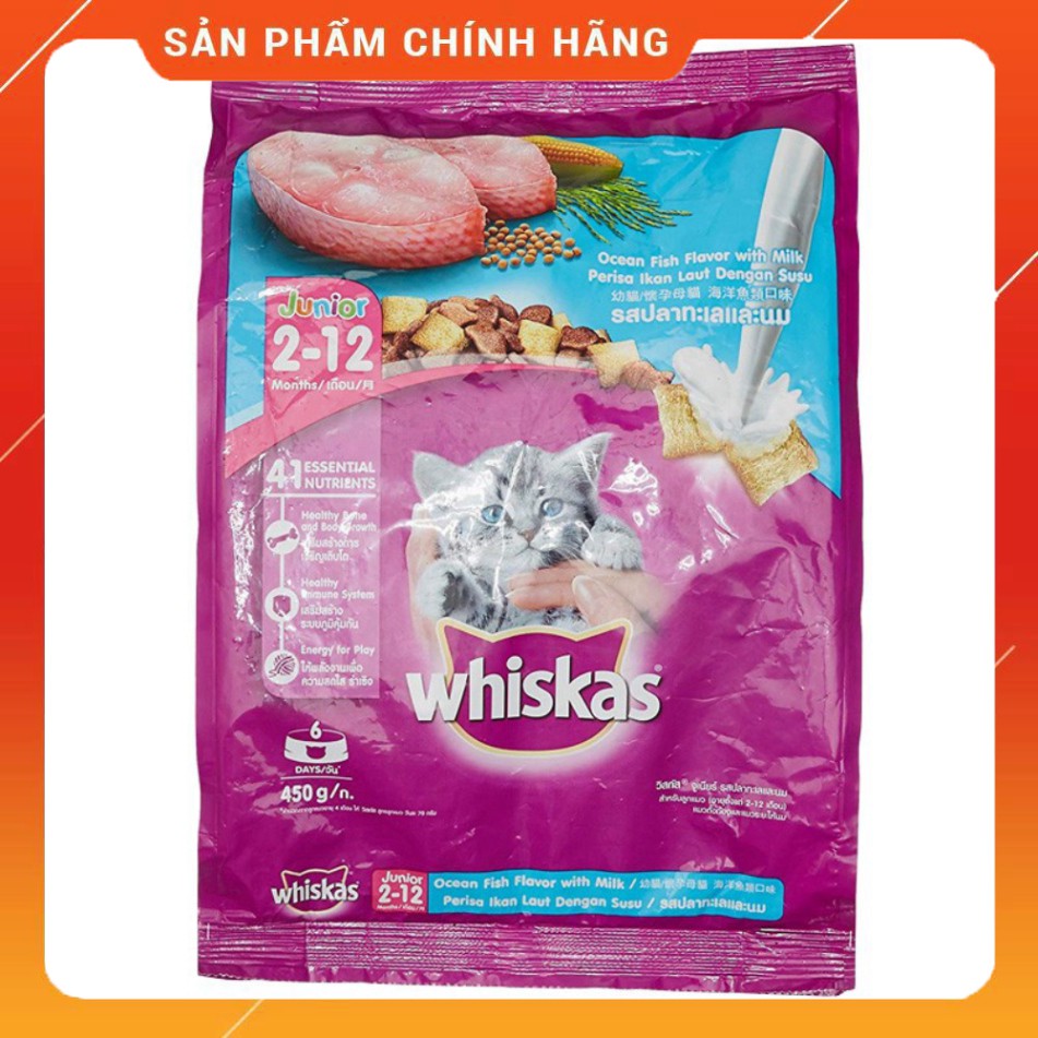 [lPETCLUB] Thức ăn cho mèo con từ 2-12 tháng tuổi Whiskas Junior 1.1kg