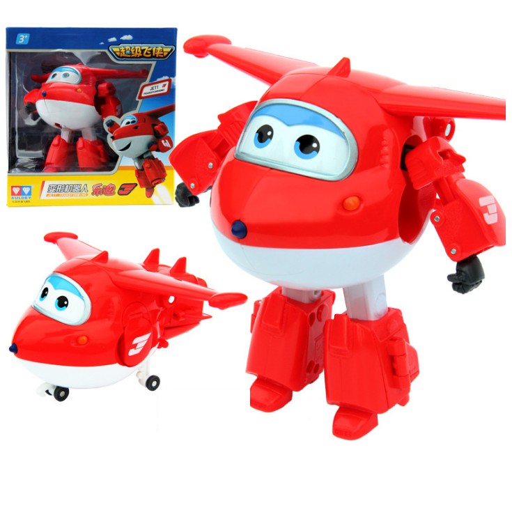 Máy bay Jet tia chớp cỡ lớn đồ chơi đội bay siêu đẳng super wings