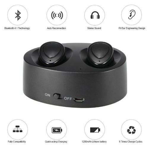 Tai Nghe Bluetooth K2 Tws Âm Thanh Sống Động Chất Lượng Cao