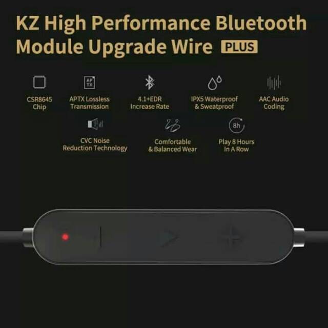 Dây Cáp Tai Nghe Kz Aptx Bluetooth Cho Zsn Zsn Pro Zs10 Pro