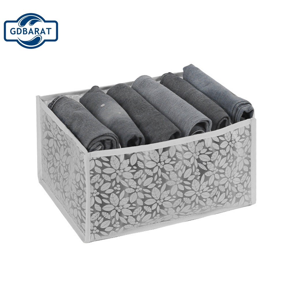 Hộp đựng quần áo bằng nylon nhiều ngăn có thể xếp chồng tiện dụng