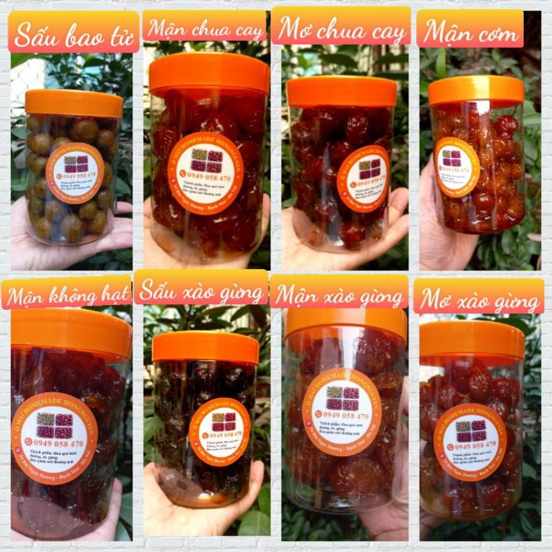 500g Ô mai  chua cay ngọt nhiều vị - đặc sản Hà Nội