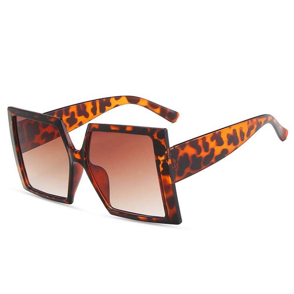 Kính Mát Gọng Vuông Bản To Phong Cách Âu Mỹ Sang Trọng Dành Cho Nữ