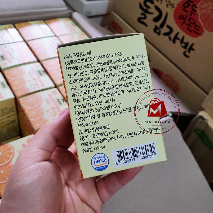 Viên ngậm Vitamin C Jeju cao cấp Hàn Quốc mẫu mới