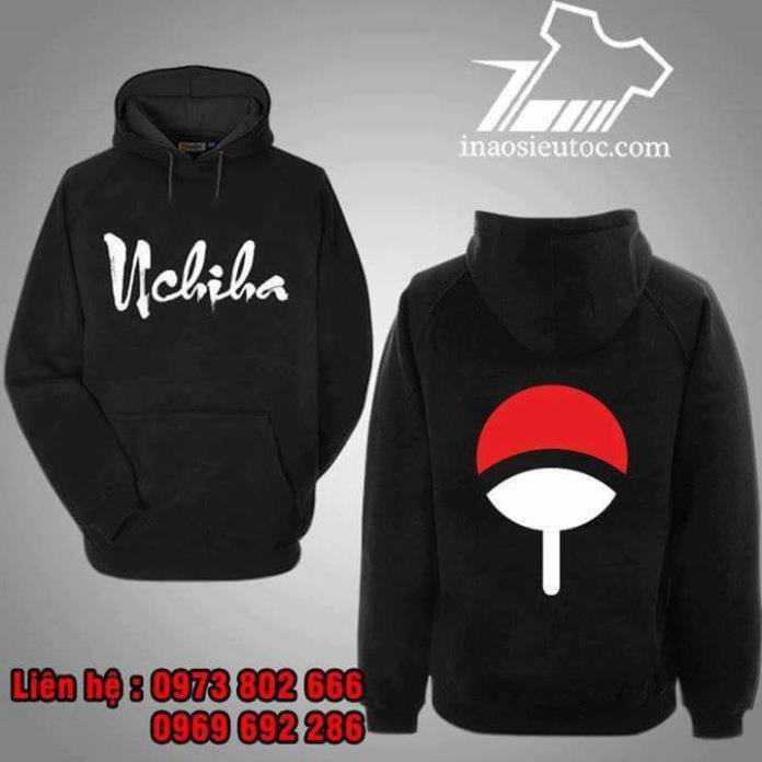 ÁO khoác áo hoodie Uchiha Naruto cực HOT khuyến mại khủng giá rẻ dẹp áo mát chất xịn