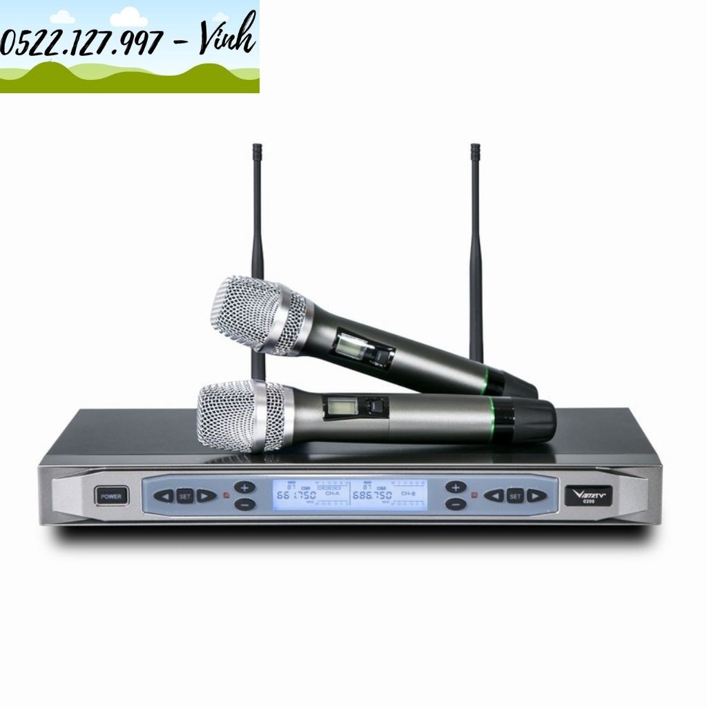 Micro Không Dây Cao Cấp VietKTV C200 PRO - Hàng chính hãng - Gia Khang Shop