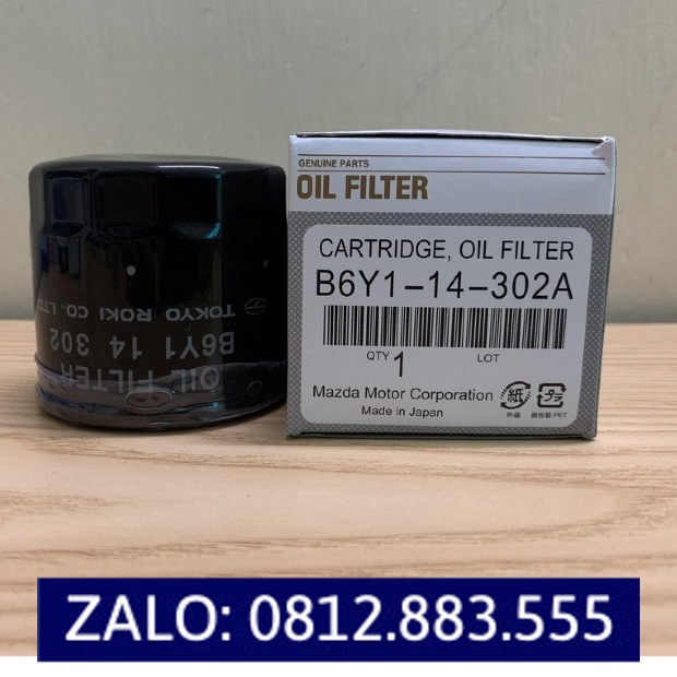 [Sỉ-Lẻ] Lọc nhớt, lọc dầu động cơ xe Mazda 2, Mazda 3, Mazda 6, Mazda CX5 (Mã: B6Y114302A, PE0114302A)