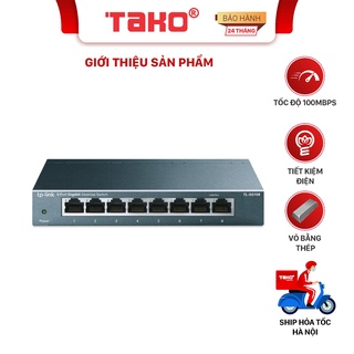 Bộ chia mạng Switch 8 cổng TP-Link TL-SG108 10/100/1000Mbps. Chính hãng, BH 24 tháng