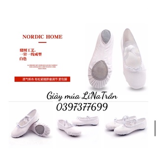 Giày múa mũi mềm không bọc da