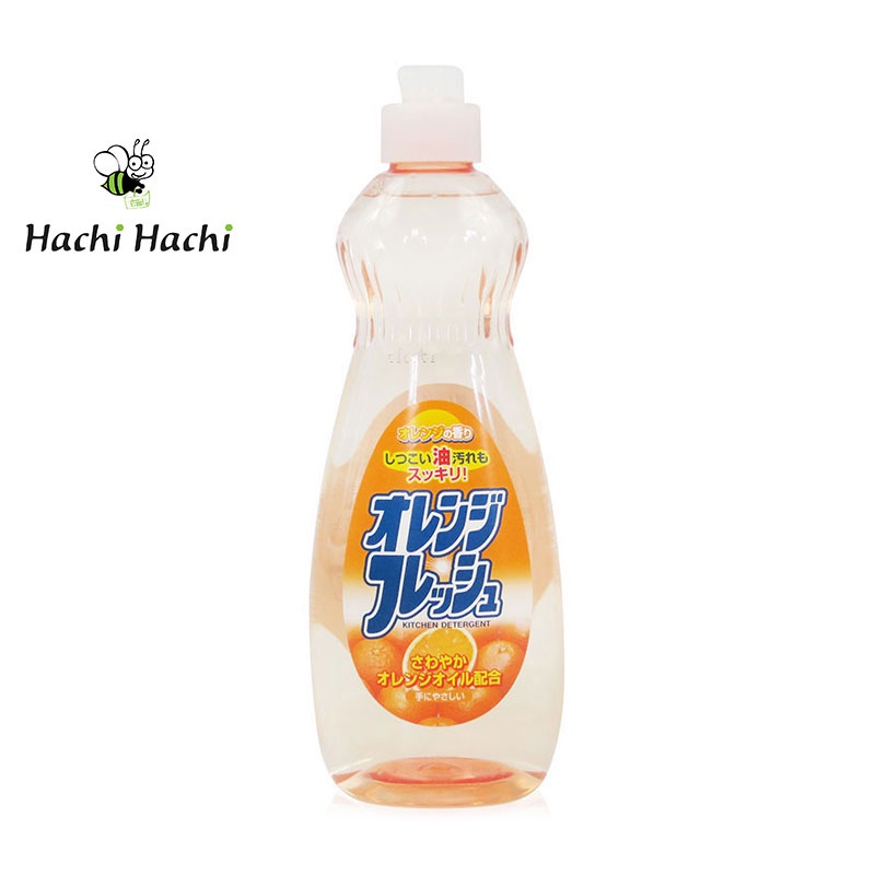 NƯỚC RỬA CHÉN TRUNG TÍNH HƯƠNG CAM ROCKET 600ML - Hachi Hachi Japan Shop