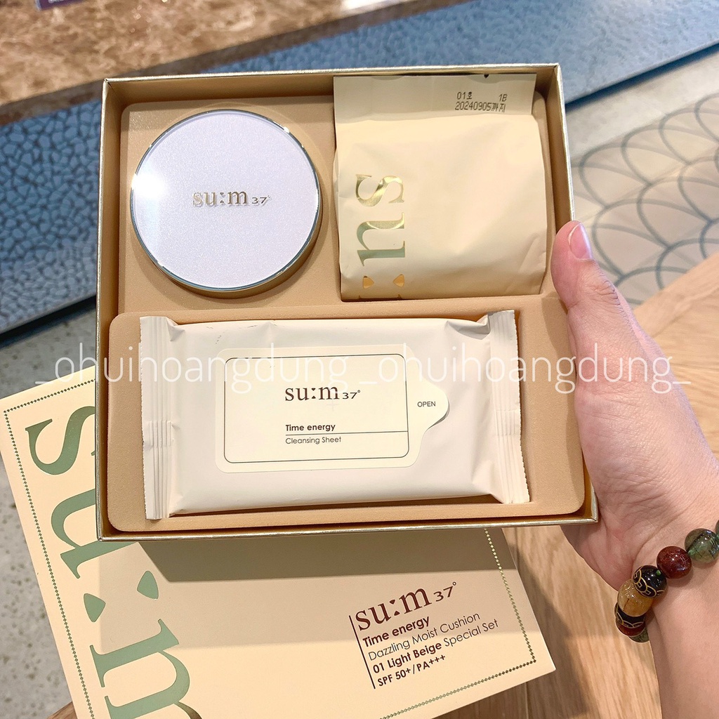 [HÀNG CÔNG TY CHECK TEM CHÍNH HÃNG] Phấn Nước Sum37 Time Energy Dazzling Moist Cushion