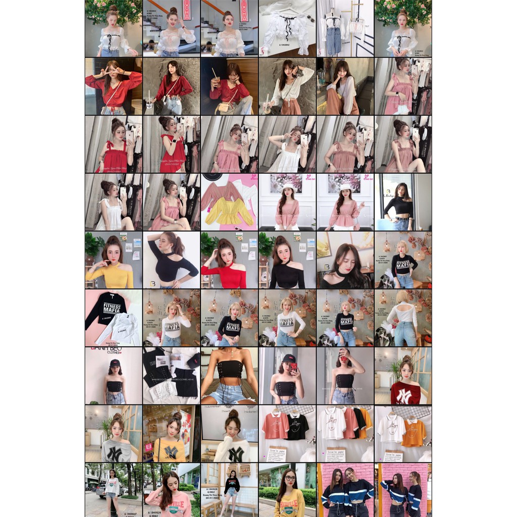 [XẢ HÀNG] Combo 49k 3 cái áo đẹp lung linh Xả Hàng cuối năm