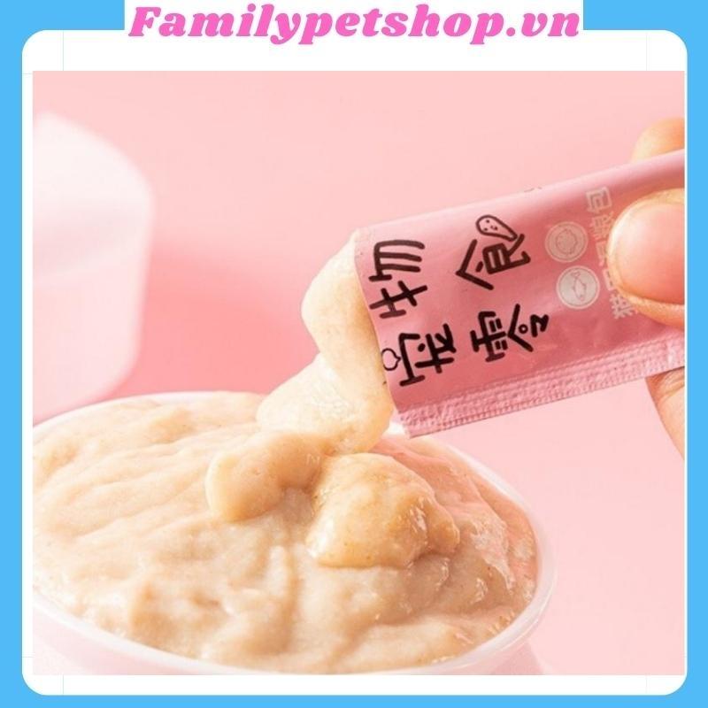 Combo 100 cây súp thưởng cho mèo Shizuka thanh 15g-familypetshop.vn