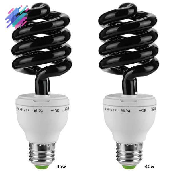 Đèn ngủ LED UV dạng xoắn phát tia tử ngoại tiết kiệm điện 220V 36W 40W E27