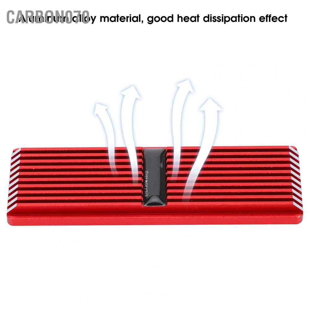 Đế Tản Nhiệt Ổ Cứng SSD Bằng Nhôm Carbon070 2280 M2