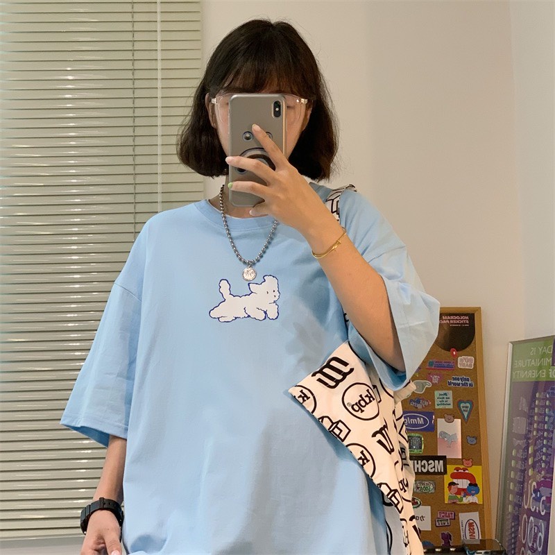 Áo thun tay lỡ form rộng unisex Neko.sg ATL315