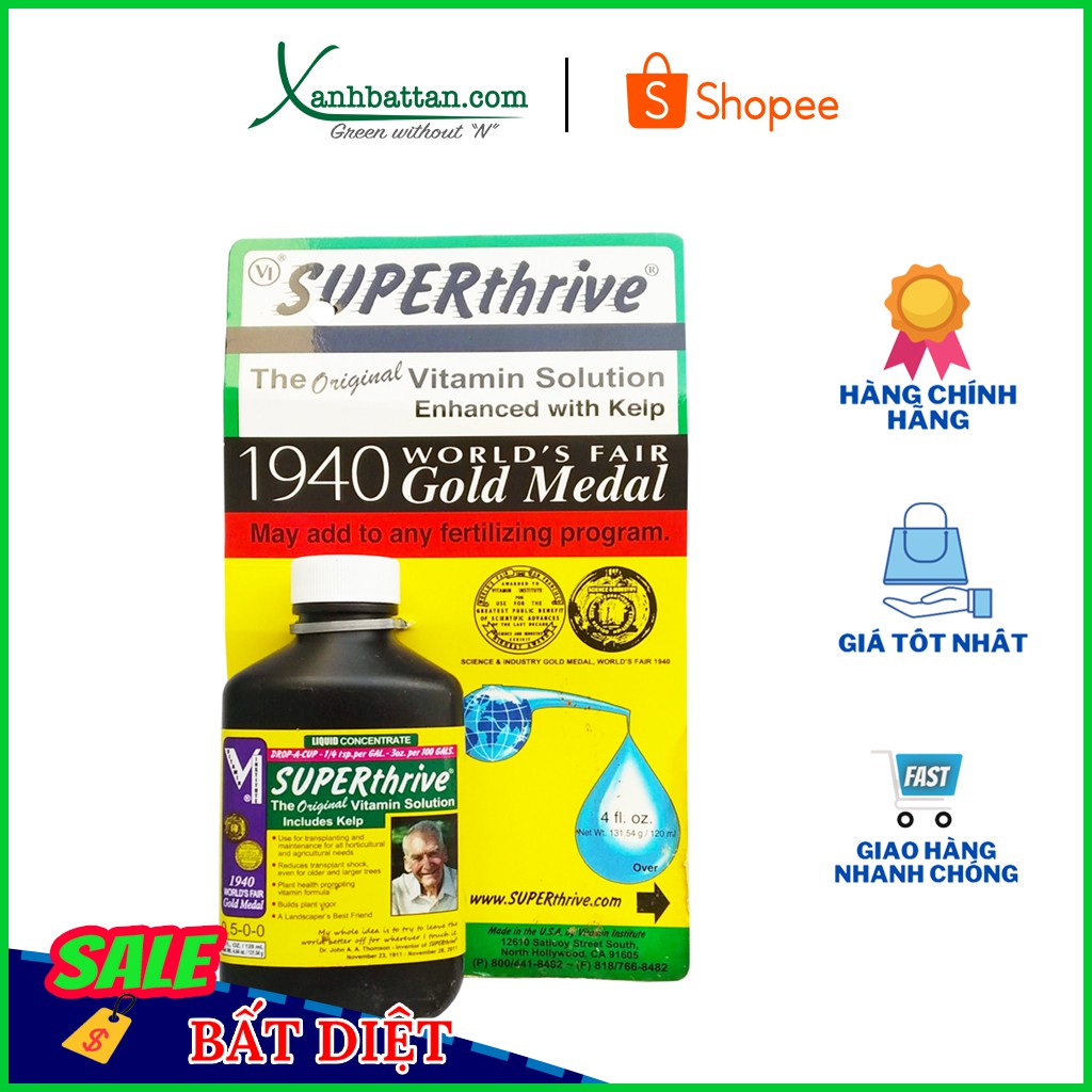 SuperThrive Kích Thích Sinh Trưởng Cho Hoa Lan Hàng Của Mỹ Loại 120ml