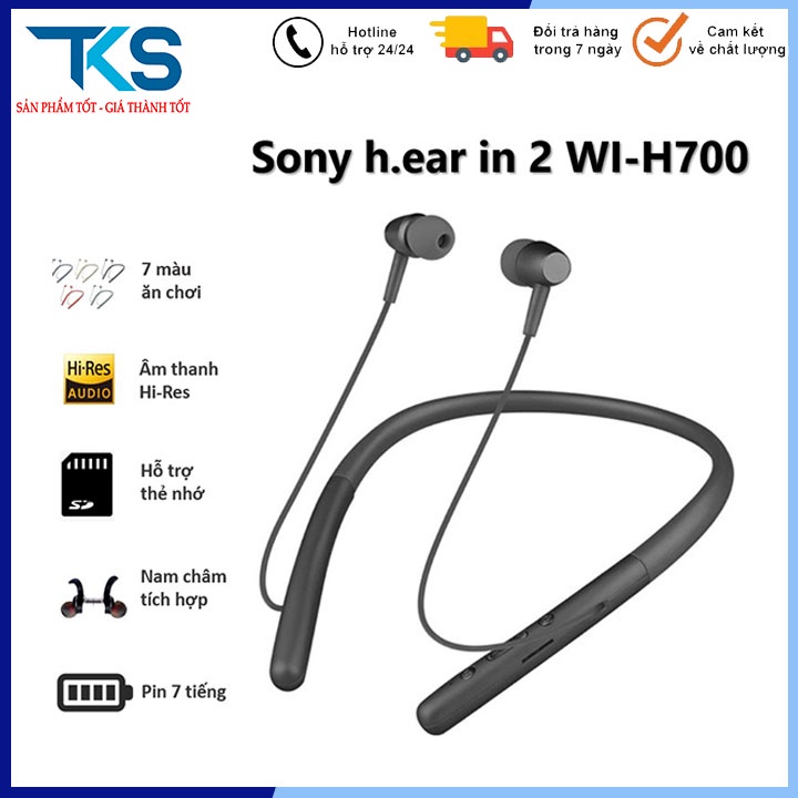 Tai nghe bluetooth So.ny h.ear in 2 WI-H700, HBS 730 siêu bass pin trâu chống ồn có mic đàm thoại