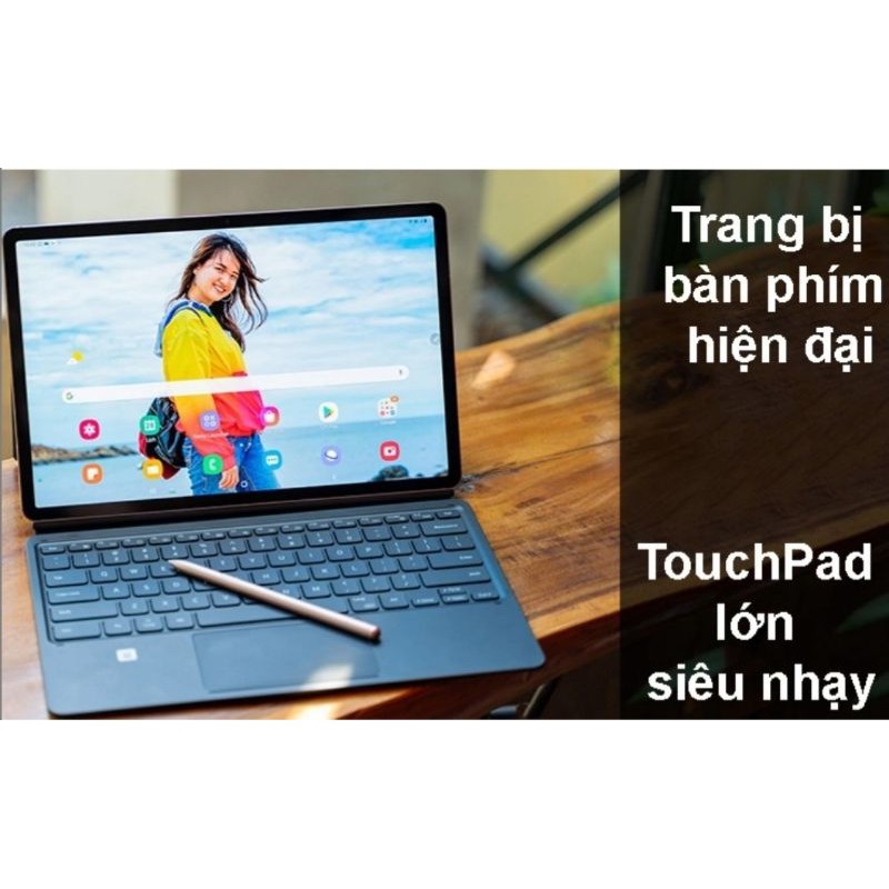 [Mã SKAMA9 giảm 8% đơn 250K] Bao da bàn phím Book Cover KeyBoard ( Slim ) Samsung Galaxy Tab S7 / S7 Plus / S7 FE