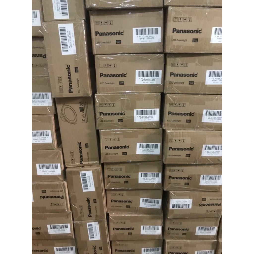 Đèn Led Âm Trần Panasonic 9W phi 95mm Ánh Sáng Vàng