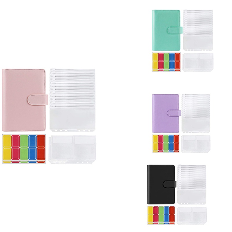 ⚡Set 14 album A6 có bìa còng bằng da có 6 lỗ xỏ tiện dụng đựng thẻ