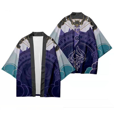 Áo kimono hóa trang nhân vật Kaedehara Kazuha cỡ lớn kiểu dáng thời trang