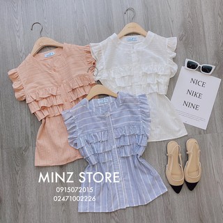 Áo thô hạt bèo ngực 3 tầng